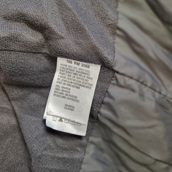 Columbia Men’s XL Red Gray Nylon Hooded Jacket Waterproof Windbreaker - Picture 5 of 12